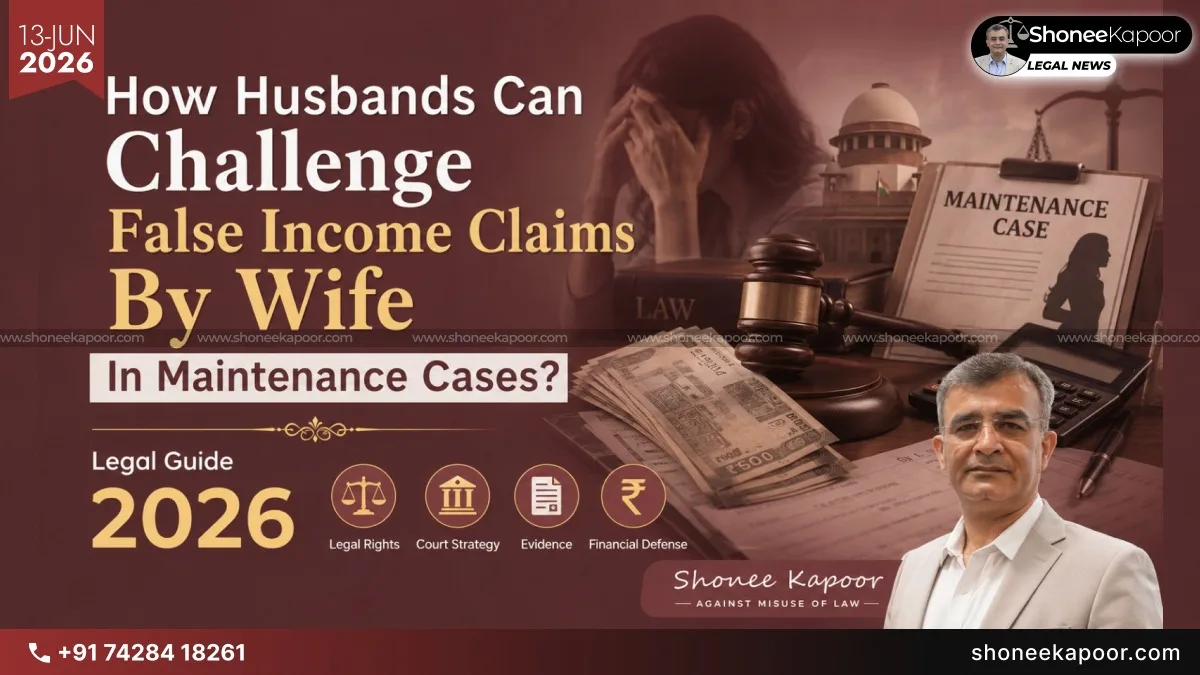 How Husbands Can Challenge False Income Claims By Wife In Maintenance Cases? Legal Guide 2026