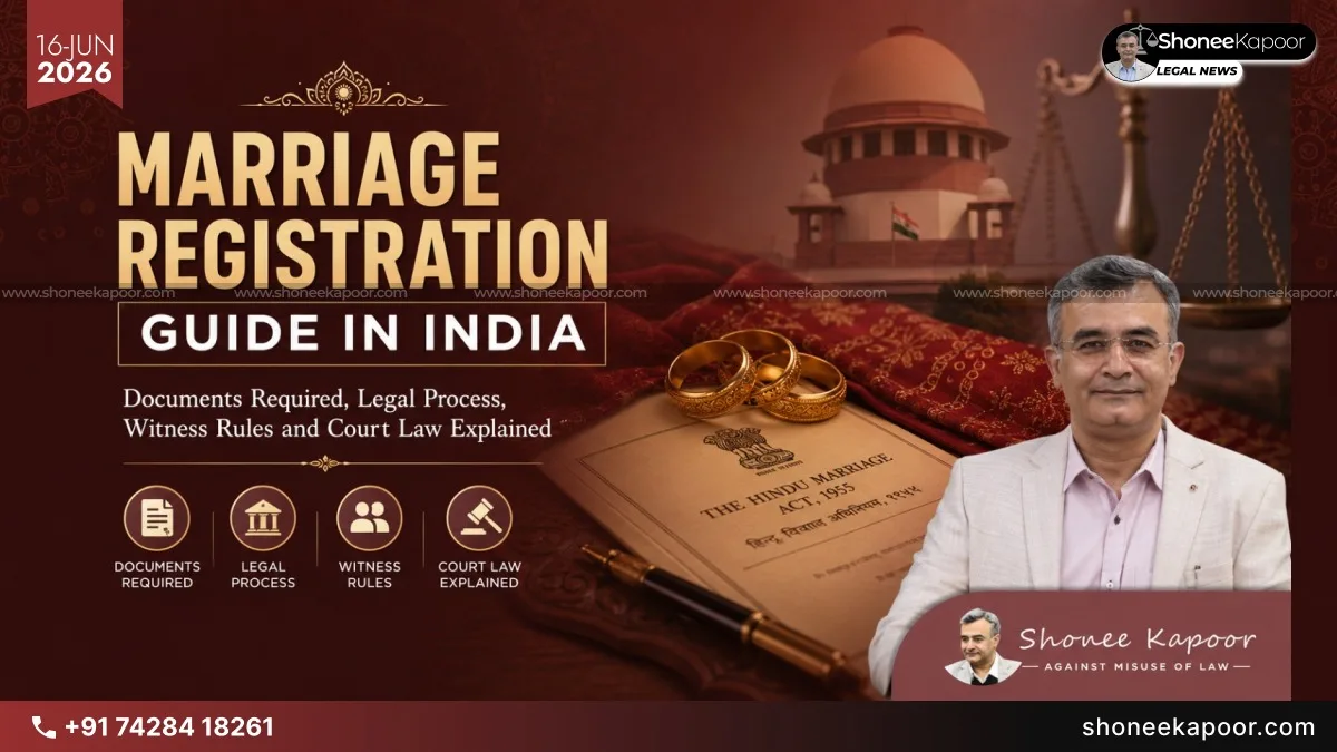 Marriage Registration Guide in India: Documents Required, Legal Process, Witness Rules and Court Law Explained