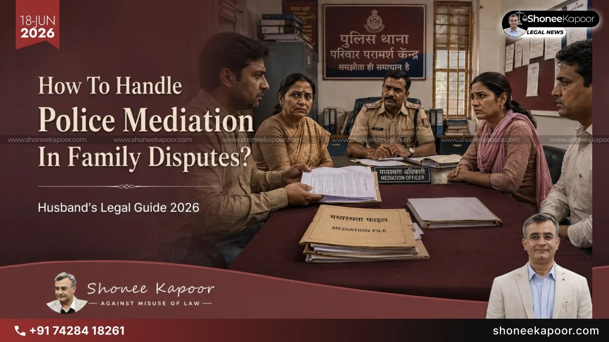 How To Handle Police Mediation In Family Disputes? Husband’s Legal Guide 2026