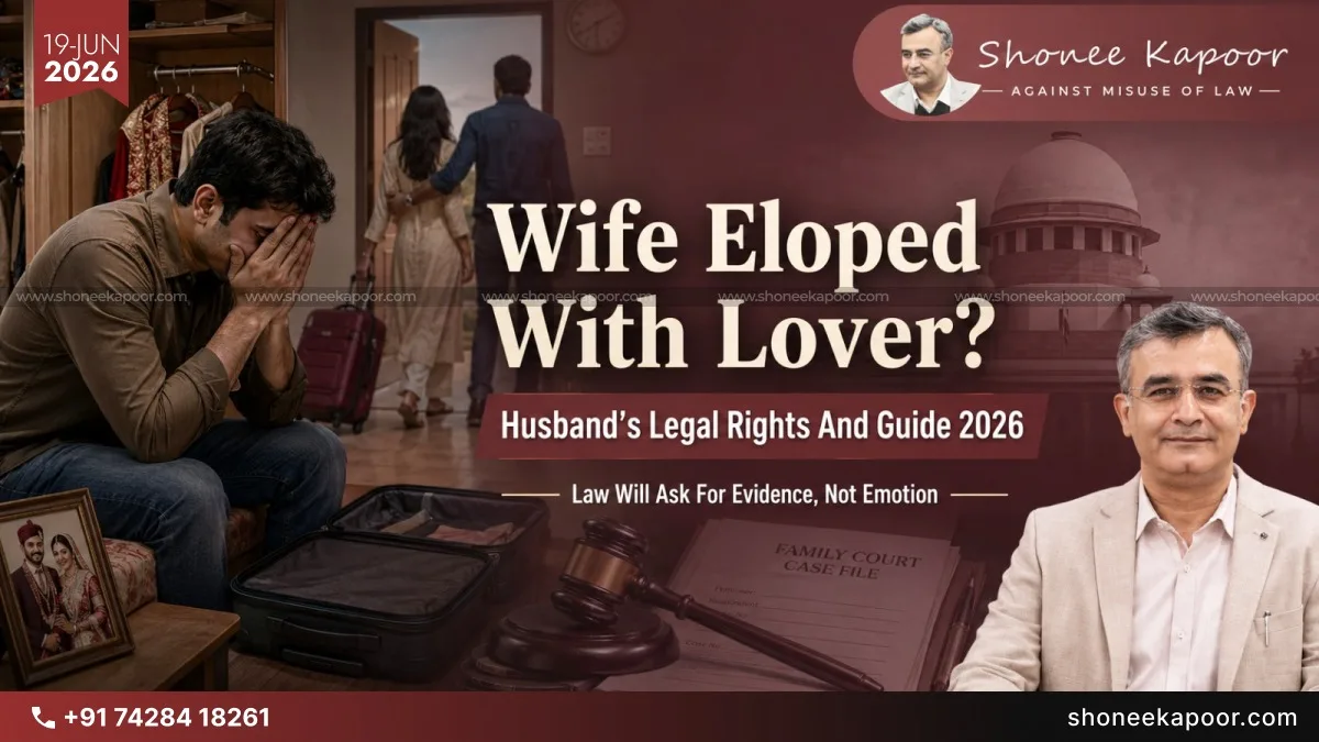 Wife Eloped With Lover? Husband’s Legal Rights And Guide 2026