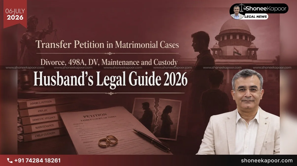 Transfer Petition in Matrimonial Cases: Divorce, 498A, DV, Maintenance and Custody | Husband’s Legal Guide 2026