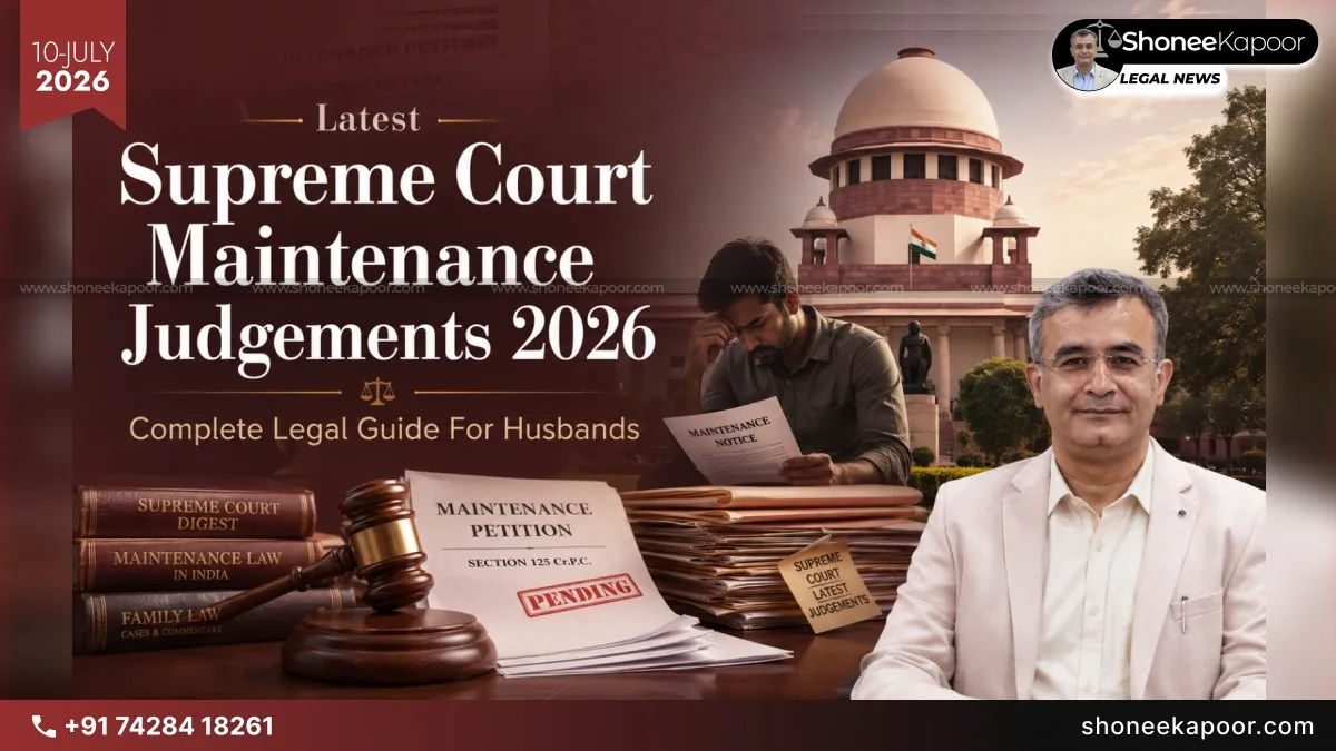 Latest Supreme Court Maintenance Judgements 2026: Complete Legal Guide For Husbands