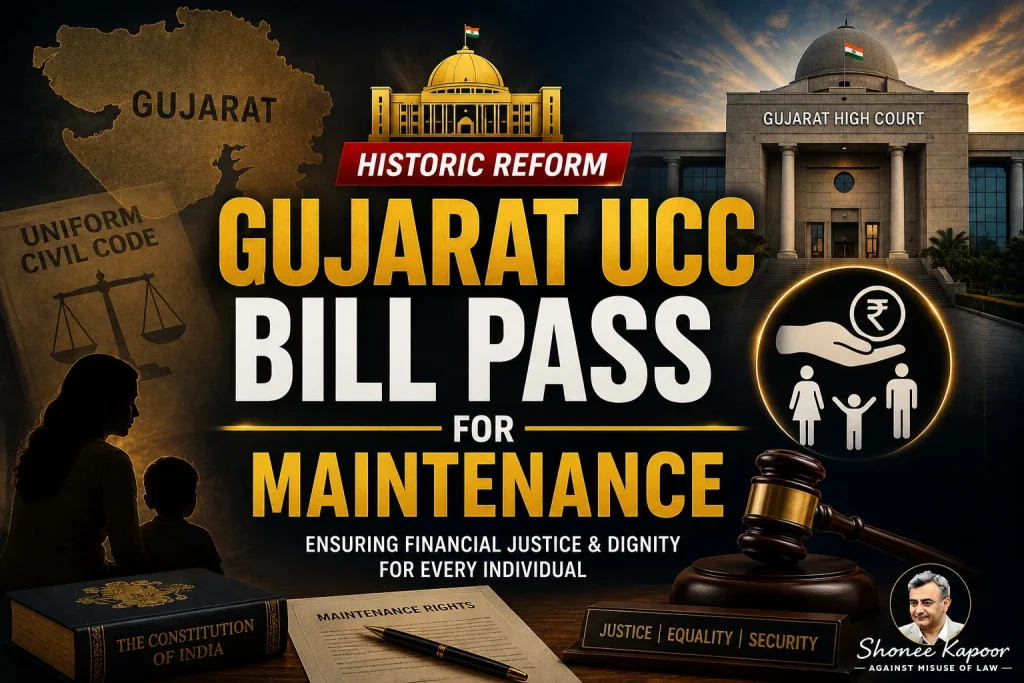 Gujarat UCC Bill Pass for Maintenance