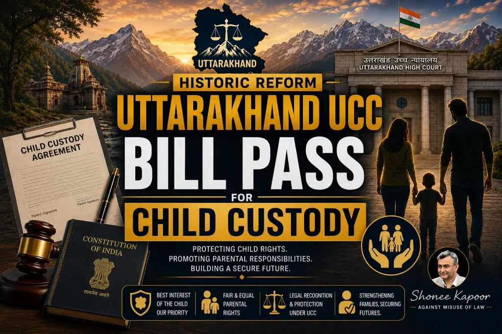 Uttarakhand UCC Bill Pass for Child Custody: Complete Guide to Child Custody Under the Uniform Civil Code
