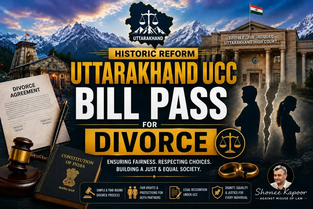 Uttarakhand UCC Bill Pass for Divorce: Complete Guide to Divorce Under the Uniform Civil Code