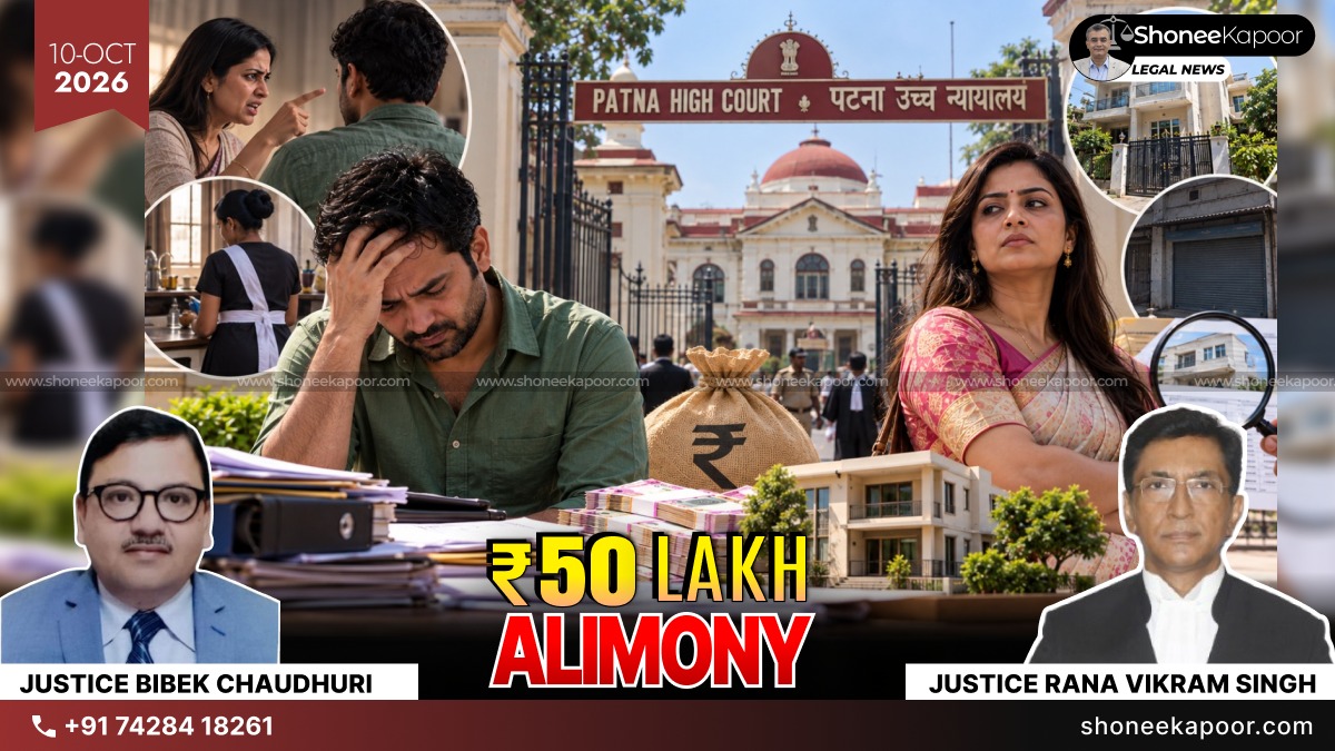 Wife Failed To Prove Adultery, Yet Husband Ordered To Pay ₹50 Lakh Alimony: Patna High Court Appoints Special Officer to Verify His Assets
