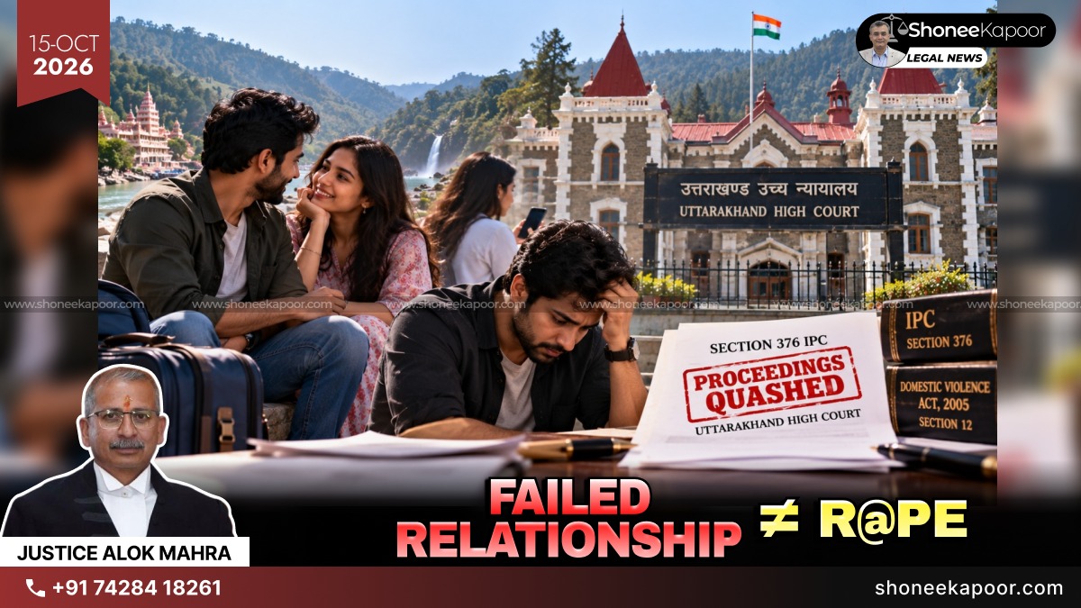 False Rape Case| Woman Voluntarily Had Sex & Travelled With Man, Then Accused Him Of Rape: Uttarakhand HC Quashes Proceedings Against Man
