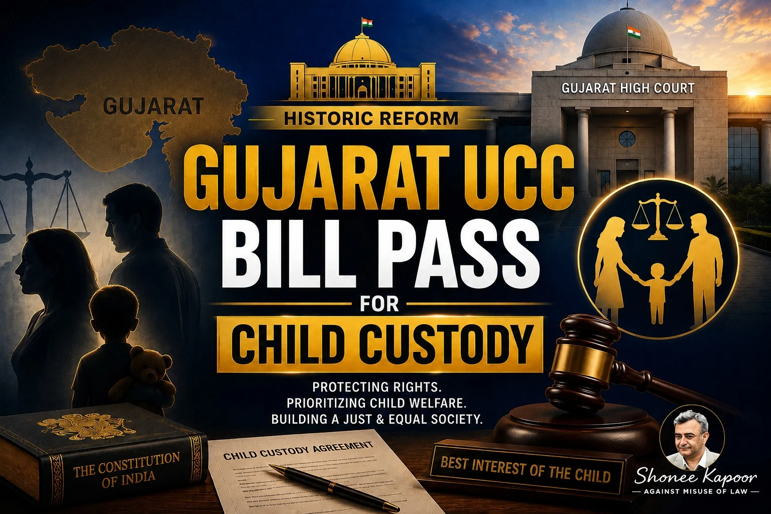 Gujarat UCC Bill Pass for Child Custody Rules 2026