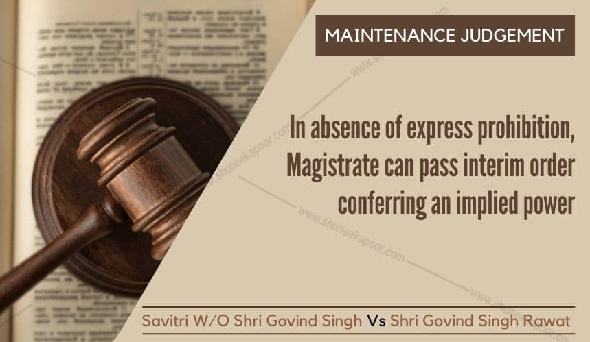 Supreme Court of India Magistrate can pass interim order