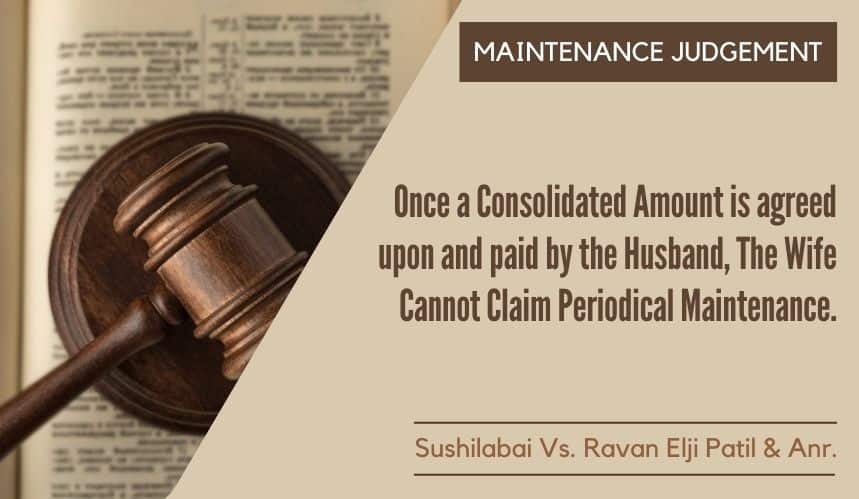 Bombay High Court Wife Cannot Claim Periodical Maintenance