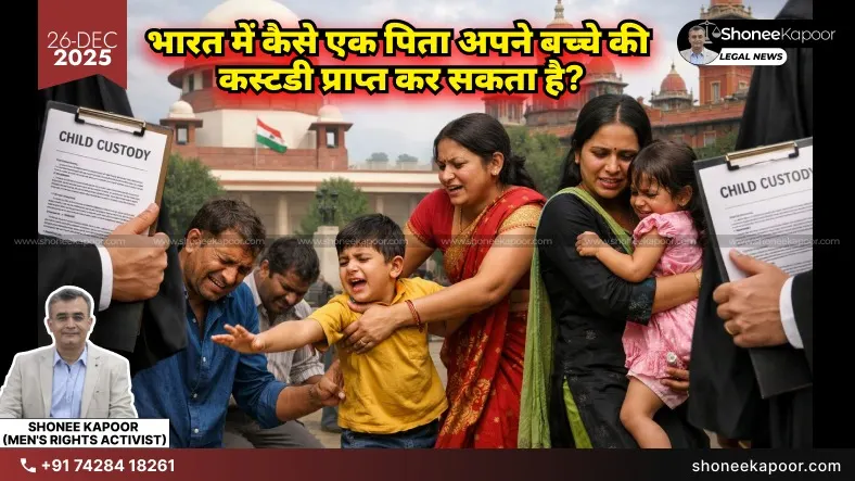 भारत में पिता को चाइल्ड कस्टडी क्यों नहीं मिलती?