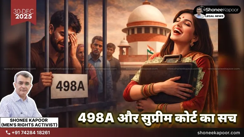 498A का सच: सुप्रीम कोर्ट ने गिरफ्तारी पर लगाई रोक