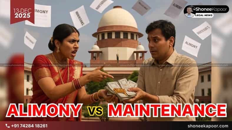 Alimony vs Maintenance in India