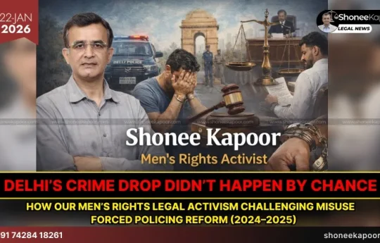 Delhi Crime Drop: How Men’s Rights Activism Forced Reform