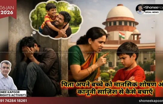 पिता के खिलाफ कानूनी हिंसा और झूठा चाइल्ड एलियनेशन