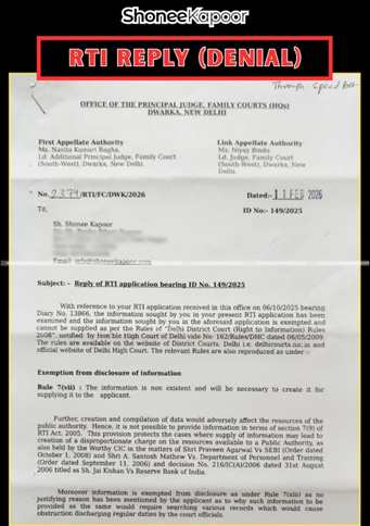 Family Courts Refuse My RTI To Reveal Divorce Data: Is Transparency Selective When It Comes to Men? 4 image 3