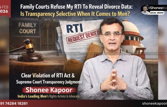 Divorce Data | Family Courts Refuse My RTI: Men Suffers