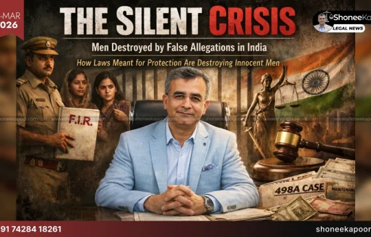 The Silent Crisis Innocent Men Destroyed by False Allegations in India
