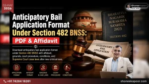 Anticipatory Bail Application PDF & Affidavit 482 BNSS