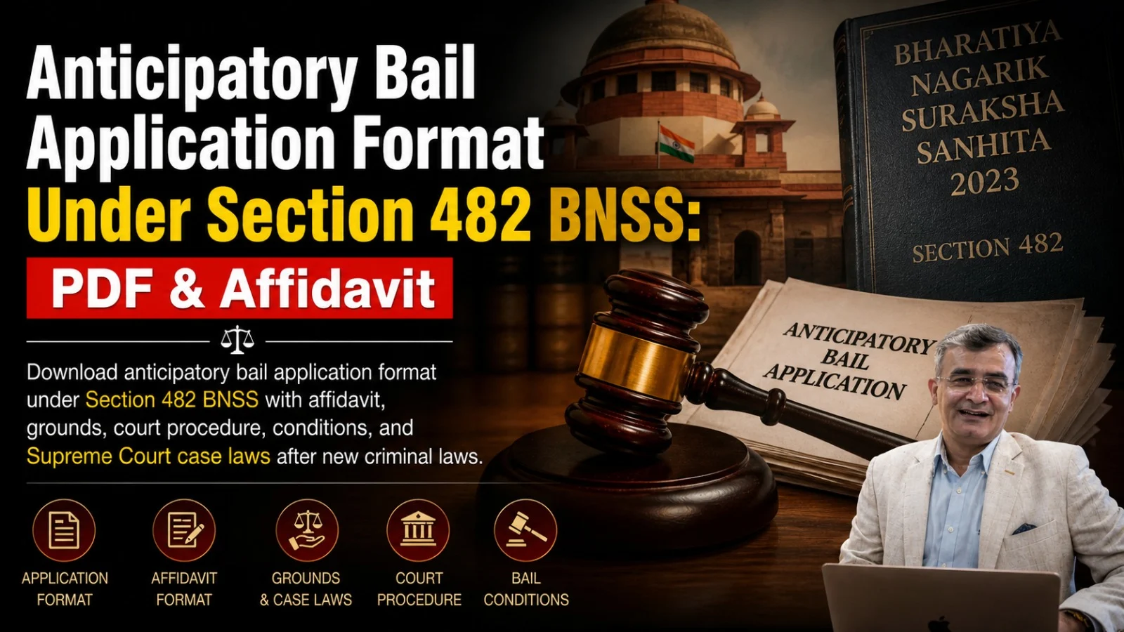 Anticipatory Bail Application PDF & Affidavit 482 BNSS