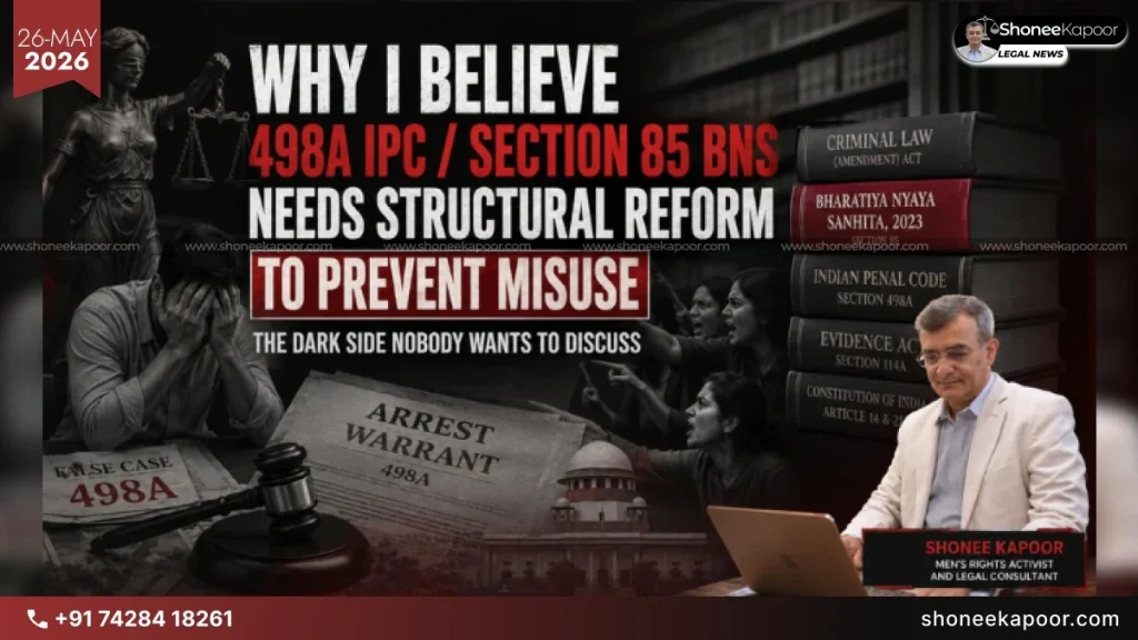 Why I Believe 498A 85 BNS Needs Structural Reform
