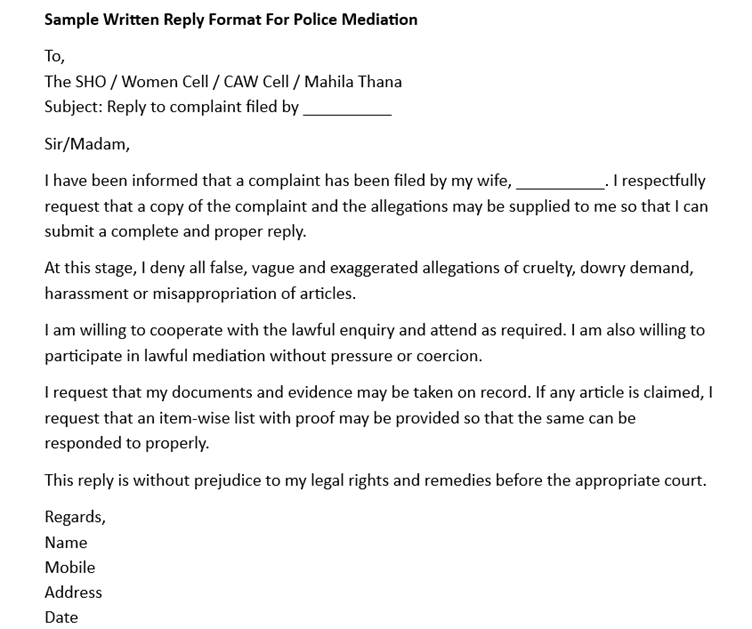 How To Handle Police Mediation In Family Disputes? Husband’s Legal Guide 2026 2 image 1