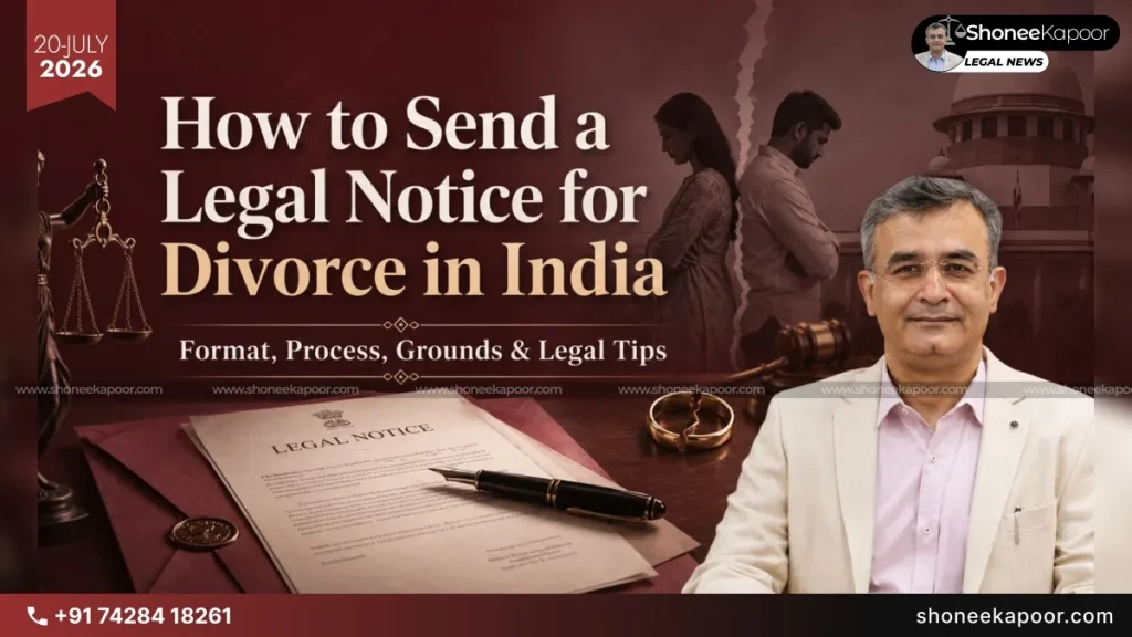 Divorce Legal Notice India Format, Process & Grounds