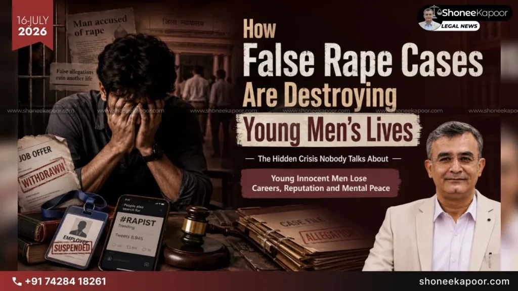 False Rape Cases In India Hidden Crisis For Young Men