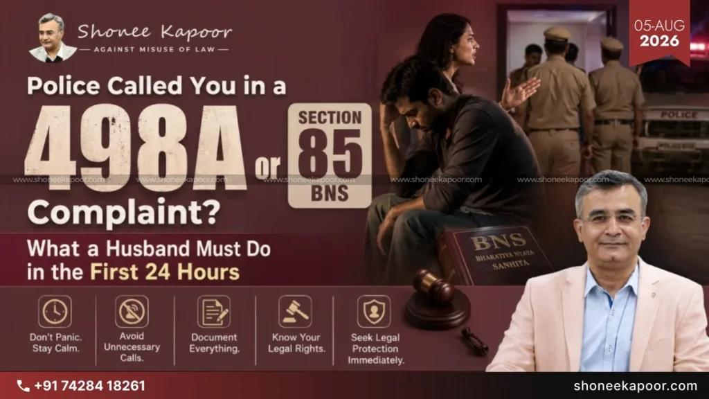 Police Called in 498A or BNS 85 First 24-Hour Plan